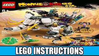 LEGO Monkie Kid 80043 Yellow Tusk Elephant building instructions