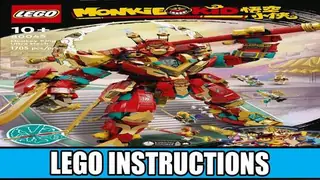 LEGO Monkie Kid 80045 Monkey King Ultra Mech building instructions