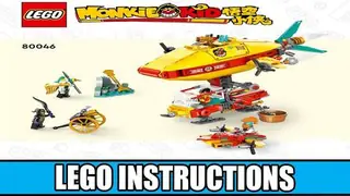 LEGO 80046 Monkie Kid's Cloud Airship building instructions