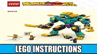 LEGO Monkie Kid 80048 The Mighty Azure Lion building instructions