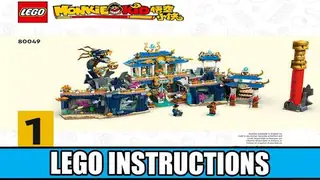 LEGO Monkie Kid 80049 Dragon of the East Palace building instructions