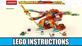 LEGO Monkie Kid 80057 Nezha's Ring of Fire Mech building instructions