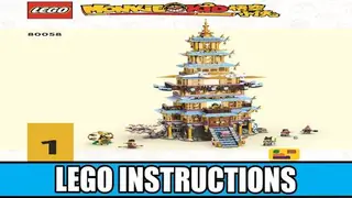 LEGO Monkie Kid 80058 Celestial Pagoda building instructions