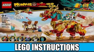 LEGO Monkie Kid 80066 Mythical Creature Qilin building instructions