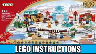 LEGO Seasonal 80109 Lunar New Year Ice Festival building instructions