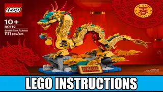 LEGO Seasonal 80112 Auspicious Dragon building instructions