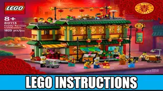 LEGO Seasonal 80113 Family Reunion Celebration building instructions