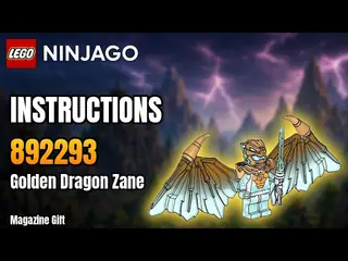 LEGO 892293 Ninjago - Golden Dragon Zane - Magazine Gift building instructions