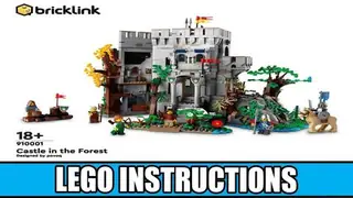 LEGO Bricklink 910001 Castle in the Forest building instructions