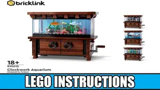 LEGO Bricklink 910015 Clockwork Aquarium building instructions