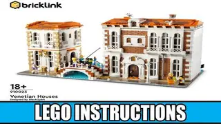 LEGO Bricklink 910023 Venetian Houses building instructions