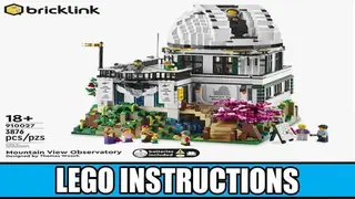 LEGO Bricklink 910027 Mountain View Observatory building instructions
