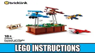 LEGO Bricklink 910028 Pursuit of Flight building instructions