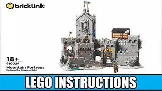 LEGO Bricklink 910029 Mountain Fortress building instructions