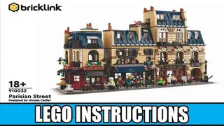 LEGO Bricklink 910032 Parisian Street building instructions