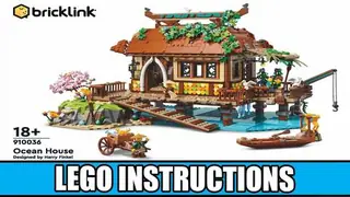 LEGO Bricklink 910036 Ocean House building instructions