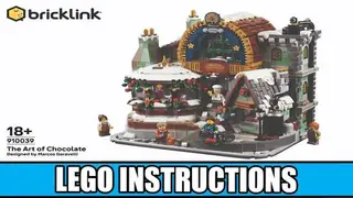 LEGO Bricklink 910039 The Art of Chocolate building instructions