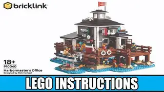 LEGO Bricklink 910040 Harbourmaster's Office building instructions