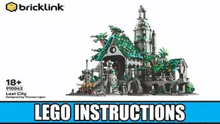 LEGO Bricklink 910042 Lost City building instructions