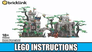 LEGO Bricklink 910043 Forest Stronghold building instructions
