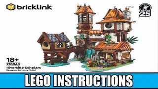 LEGO Bricklink 910048 Riverside Scholars building instructions