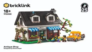 LEGO Bricklink 910050 Antique Shop building instructions
