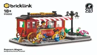 LEGO Bricklink 910052 Popcorn Wagon building instructions