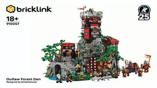LEGO Bricklink 910057 Outlaw Forest Den building instructions