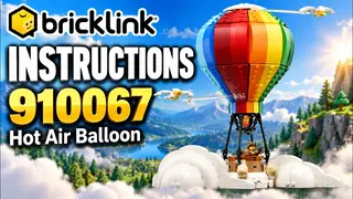 LEGO Bricklink 910067 Hot Air Balloon building instructions