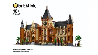 LEGO Bricklink 910068 University of Science building instructions