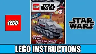 LEGO Star Wars 912176 Clone Turbo Tank building instructions