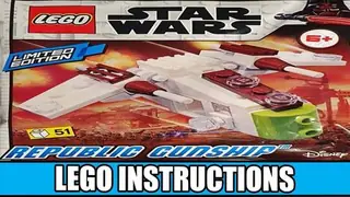 LEGO Star Wars 912178 Republic Gunship building instructions