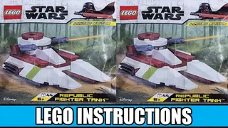 LEGO Star Wars 912313 Republic Fighter Tank building instructions
