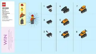 LEGO 951309 City - Construction Worker - Magazine Gift building instructions