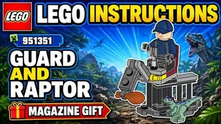 LEGO Jurassic World 951351 Guard and Raptor building instructions