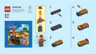 LEGO City 951441 Construction Worker with Wheel Loader building instructions