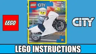 LEGO City 952103 Policeman and Motorcycle building instructions