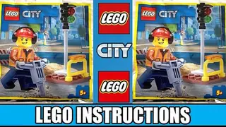 LEGO City 952111 Construction worker building instructions