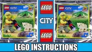 LEGO City 952112 Jessica Sharpe and Lion Cub building instructions