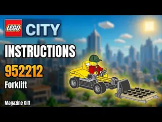 LEGO 952212 City - Forklift - Magazine Gift building instructions