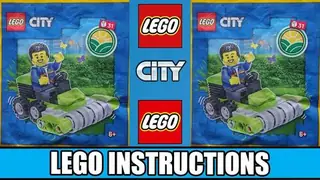 LEGO City 952303 Worker with Lawnmower building instructions