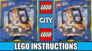 LEGO City 952306 Airport Worker with Service Car building instructions
