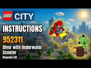 LEGO City 952311 Diver with Underwater Scooter building instructions