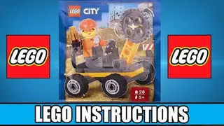 LEGO City 952502 Construction Worker with Rotary Cutter building instructions