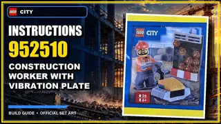 LEGO City 952510 Construction Worker with Vibration Plate building instructions