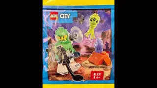 LEGO City 952511 Astronaut with Alien and Crystal building instructions