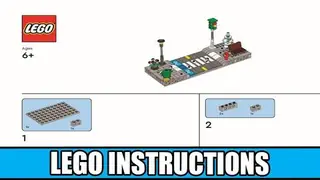 LEGO Miscellaneous EG00120 Minifigure Crossing Stand building instructions