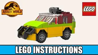 LEGO Jurassic World JEEP Jeep building instructions
