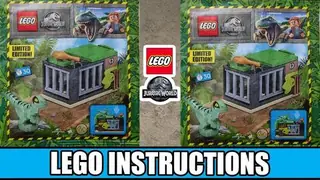 LEGO Jurassic World - Magazine Gift - Raptor with Trap building instructions