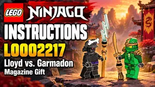 LEGO L0002217 Ninjago - Lloyd vs. Garmadon - Magazine Gift building instructions